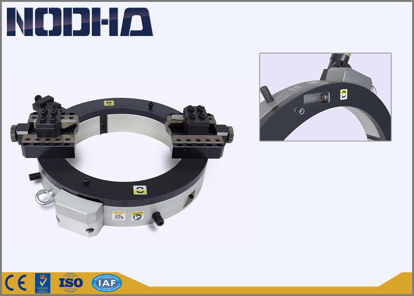 NODHA割れたフレームの管の切断および斜角が付く機械コンパクト デザイン 